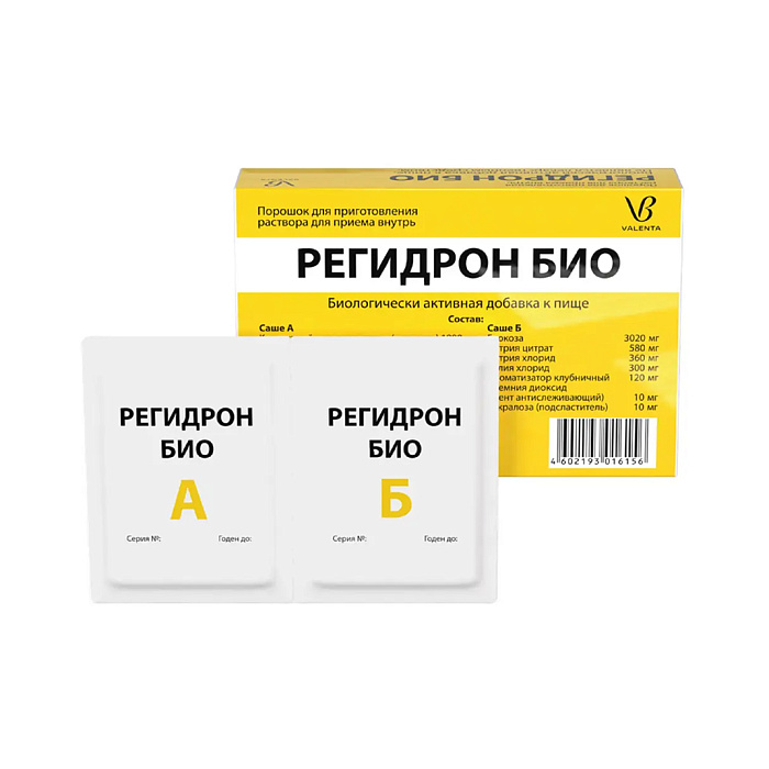 Регидрон Био порошок 5 парных саше (А+Б)
