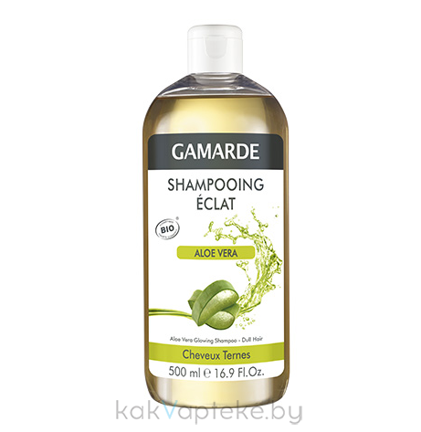 ГАМАРД Шампунь Сияние / Gamarde SHAMPOOING ECLAT-ALOE VERA, 500 мл