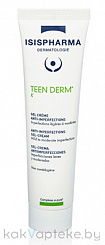 ISISPHARMA TEEN DERM K (Тин дерм К)Гель-крем для пробл.кожи с легкой или средней степенью выр-ти,30мл