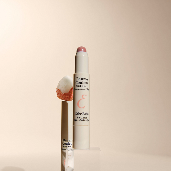 Laboratoires EMBRYOLISSE Оттеночный бальзам-стик 3 в 1 для губ, щек и век, тон розовый нюд, 2,5 г