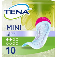 TENA Прокладки женские впитывающие Lady Slim Mini 10 шт