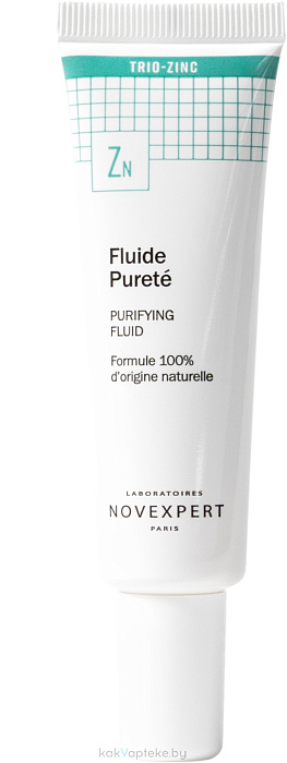 Novexpert Trio-zinc Очищающий флюид, 30 мл