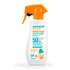 AGRADO Детский солнцезащитный лосьон SPF50+ / Sunscreen Lotion SPF50+ KIDS, 250мл