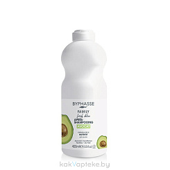 BYPHASSE Кондиционер для волос FAMILY Авокадо для сухих и поврежденных волос, 400 мл