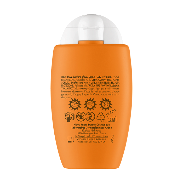 AVENE Ультралегкий солнцезащитный флюид НЕВИДИМЫЙ SPF50 50 мл