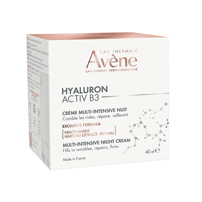 AVENE HYALURON ACTIV B3 Интенсивный регенерирующий ночной крем 40 мл