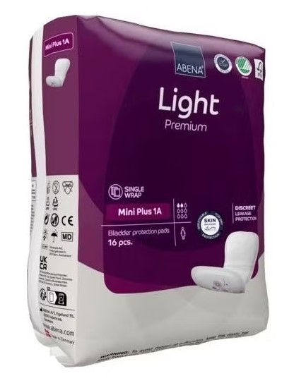 Abena Light Прокладки одноразовые для взрослых (Mini Plus 1), 16 шт