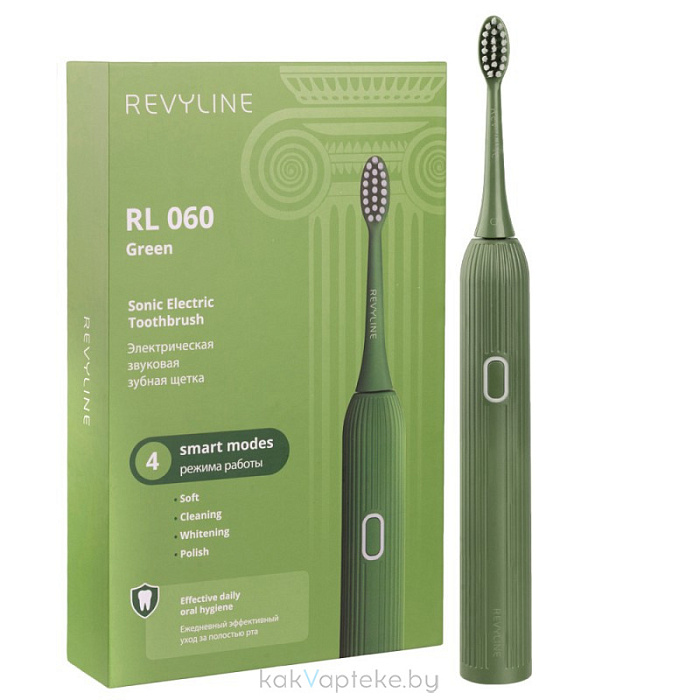 Revyline RL 060 Зубная щетка электрическая (зеленая 7060)