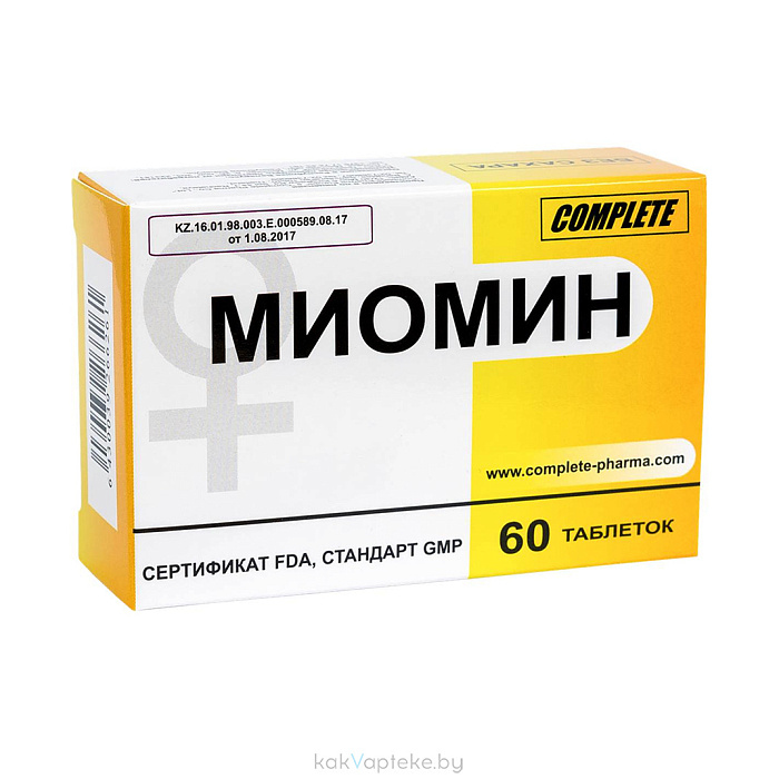 Миомин, БАД таблетки №60