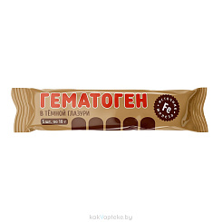 Гематоген в темной глазури (Гематогенки) 5х10г