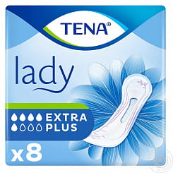 TENA Прокладки женские впитывающие Lady Extra Plus  8 шт