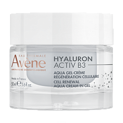 AVENE Hyaluron Activ B3 Регенерирующий дневной аква-гель 2 в 1, 50 мл
