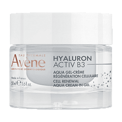 AVENE Hyaluron Activ B3 Регенерирующий дневной аква-гель 2 в 1, 50 мл