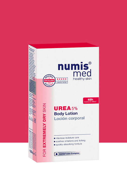 Numis med Лосьон для тела с 5% мочевиной для очень сухой кожи, 300 мл