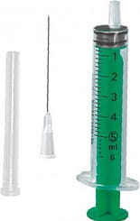 Шприц Avanti Medical трёхкомпонентный однократного применения стерильный с иглой 5,0мл