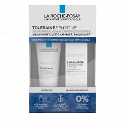 La Roche-Posay Toleriane Набор (Sensitive Крем увлажняющий для чувствительной кожи 15мл + Гель-уход очищающий для умывания  50мл)