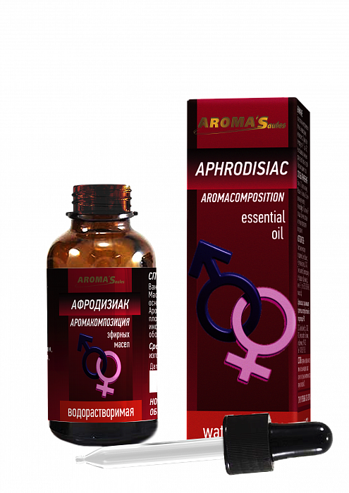 AROMA’Saules Аромакомпозиция эфирных масел водорастворимая "Афродизиак",30 мл