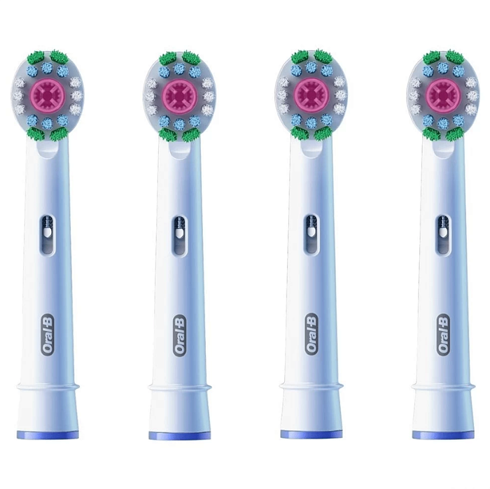 Oral-B PRO Сменные насадки д/электрической зубной щетки (EB18рRX-4) 3D White (CleanMaximiser), 4шт