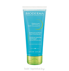 Bioderma Гель для лица очищающий Sebium 100 мл