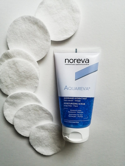 NOREVA АКВАРЕВА Увлажняющий скраб для лица, 75 мл