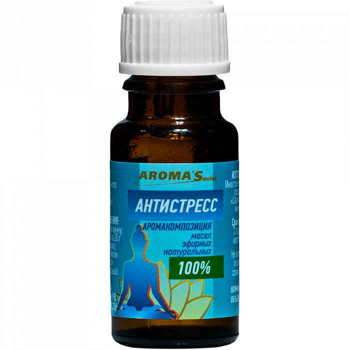 AROMA’Saules Аромакомпозиция эфирных масел водорастворимая "Антистресс",30 мл