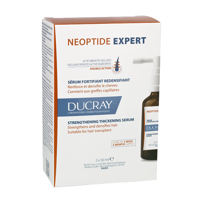 DUCRAY NEOPTIDE EXPERT Сыворотка от выпадения и для роста волос 2*50 мл