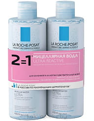 La Roche-Posay Набор из 2 Мицел. вод д/чувств. и склонной к алергии кожи Ultra (1+1) 800 мл