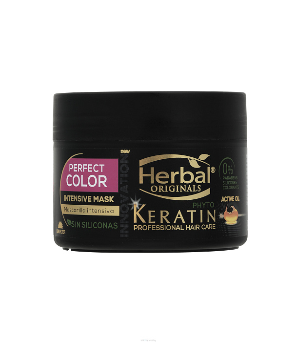 Herbal Originals Phyto Keratin Интенсивная маска для волос Защита цвета 300 мл