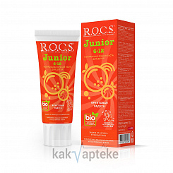 ROCS Junior Зубная паста для детей Фруктовая радуга 74 гр