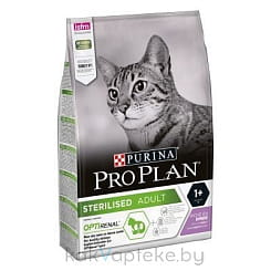 Pro Plan Корм сухой полнорационный для стерилизованных кошек и кастрированных котов, с высоким содержанием Индейки, 10 кг