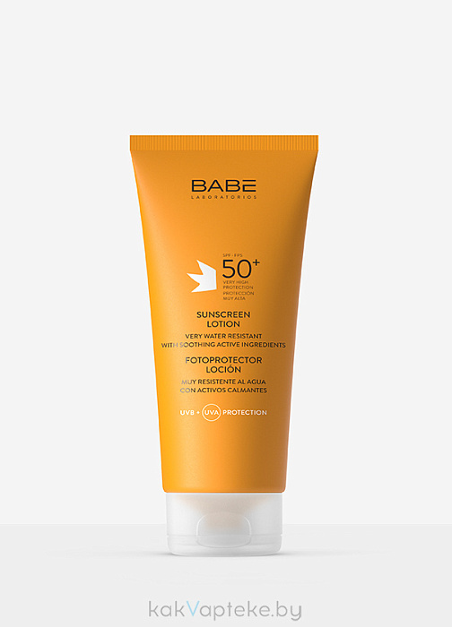 "LABORATORIOS BABE" Солнцезащитный лосьон SPF50+ 200 мл