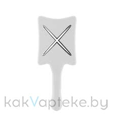 Расческа для сушки феном ikoo paddle X platinum white (белая платина)
