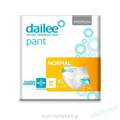 Dailee Подгузники-трусы для взрослых XL (4) (Normal), 14шт
