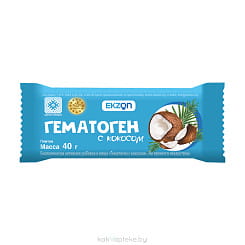 Гематоген с кокосом 40 гр.