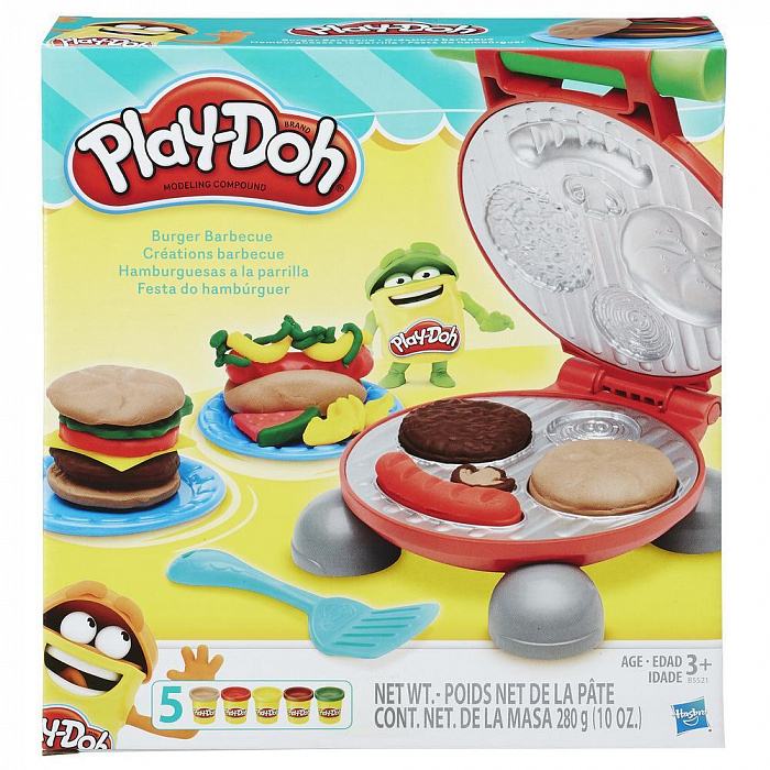 Hasbro Play-Doh Игровой набор БУРГЕР БАРБЕКЮ Арт.B5521