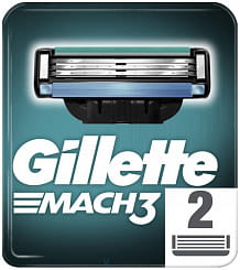 Gillette Mach 3 Сменные кассеты для безопасных бритв 2 шт