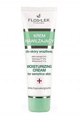 Floslek Крем увлажняющий  для чувствительной кожи  Moisturizing cream for sensitive skin, 50 мл