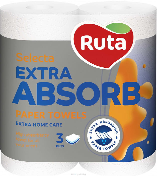 Бумажные полотенца "Ruta" (Selecta 2 рул.)