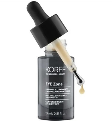 KORFF Крем-гель для кожи вокруг глаз лифтинговый и придающий сияние EYE Zone LIFTING AND BRIGHTENING EYE CONTOUR, 15 мл