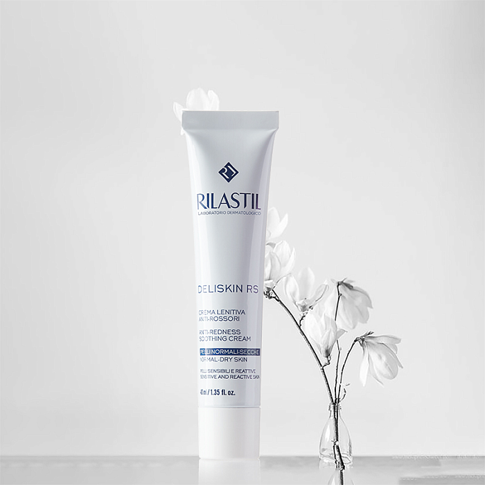 Rilastil DELISKIN RS Успокаивающий крем против покраснений для нормальной и сухой кожи, склонной к аллергии, 40 мл