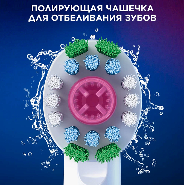 Oral-B PRO Сменные насадки д/электрической зубной щетки (EB18рRX-4) 3D White (CleanMaximiser), 4шт