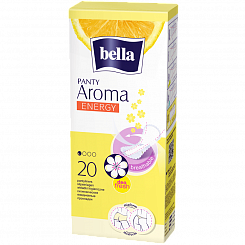 Bella Panty Aroma Energy Ультратонкие женские гигиенические ежедневные прокладки 20 шт