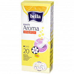 Bella Panty Aroma Energy Ультратонкие женские гигиенические ежедневные прокладки 20 шт