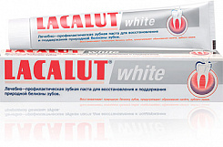 Lacalut WHITE Профилактическая зубная паста (для восстановления и поддержания природной белизны), 50мл