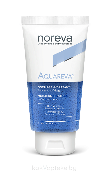 NOREVA АКВАРЕВА Увлажняющий скраб для лица, 75 мл