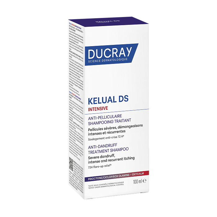 DUCRAY KELUAL DS INTENSIVE Шампунь против тяжелых состояний перхоти 100 мл