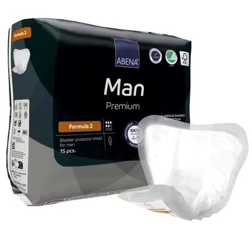 Abena Man Premium Прокладки одноразовые для взрослых (урологические) Formula 2, 15 шт