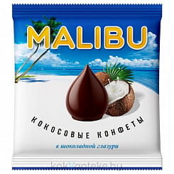 MALIBU Конфеты кокосовые в шоколадной глазури 140 г (флоу-пак)