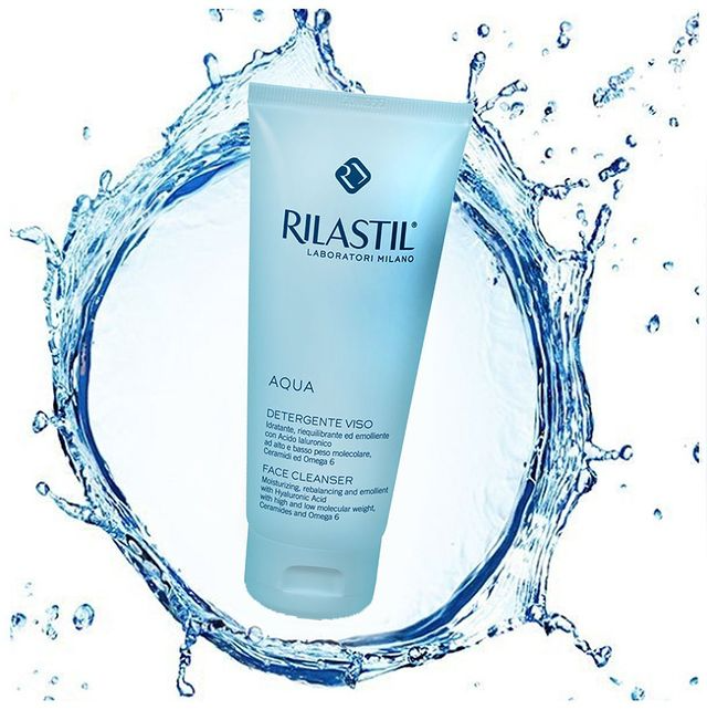 Rilastil AQUA Очищающий увлажняющий гель для лица, 200 мл