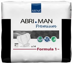 Abena Abri-Man Premium Прокладки одноразовые для взрослых (для мужчин) Formula 1, 14 шт